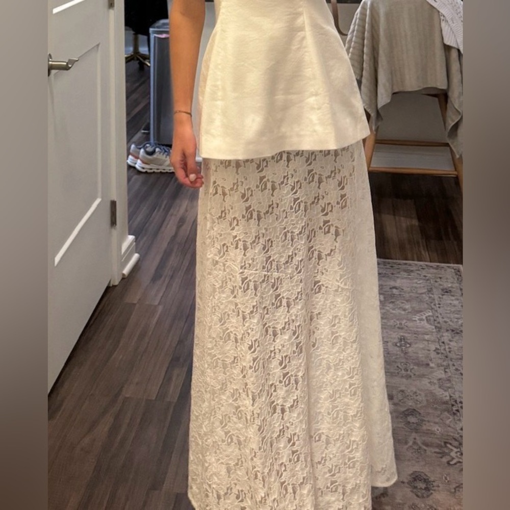 Dissh Loula Maxi Skirt in White and Because of Alice Top - Picture 4 of 4